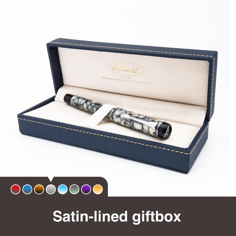 Conklin Duragraph Fountain Pen Cracked Ice - Extra Fine Nib, Precision Writing Instrument with Unique Design - Image 3